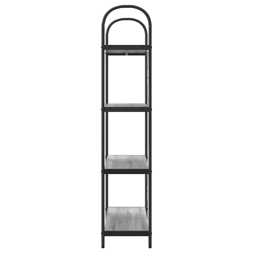 Étagère Sonoma gris 80 x 30 x 146 cm Bois d'ingénierie - XIOS