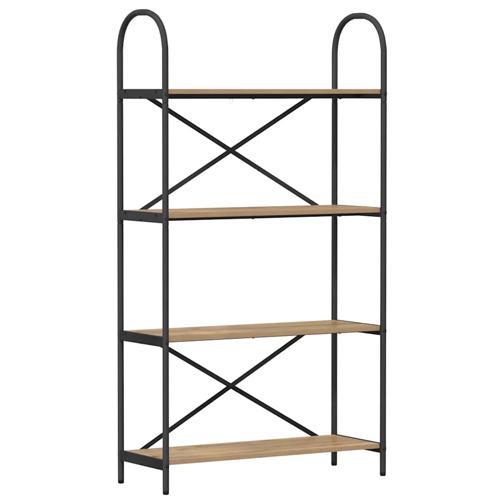 Étagère chêne artisanal 80 x 30 x 146 cm Bois d'ingénierie - XIOS