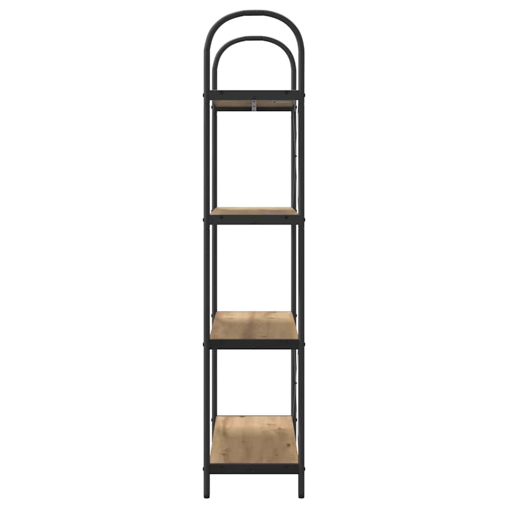 Étagère chêne artisanal 80 x 30 x 146 cm Bois d'ingénierie - XIOS