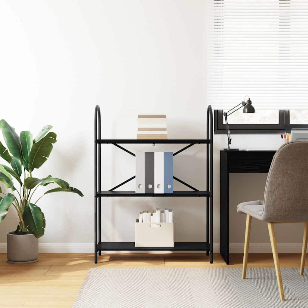 Étagère Chêne noir 80 x 30 x 109 cm Bois d'ingénierie - XIOS