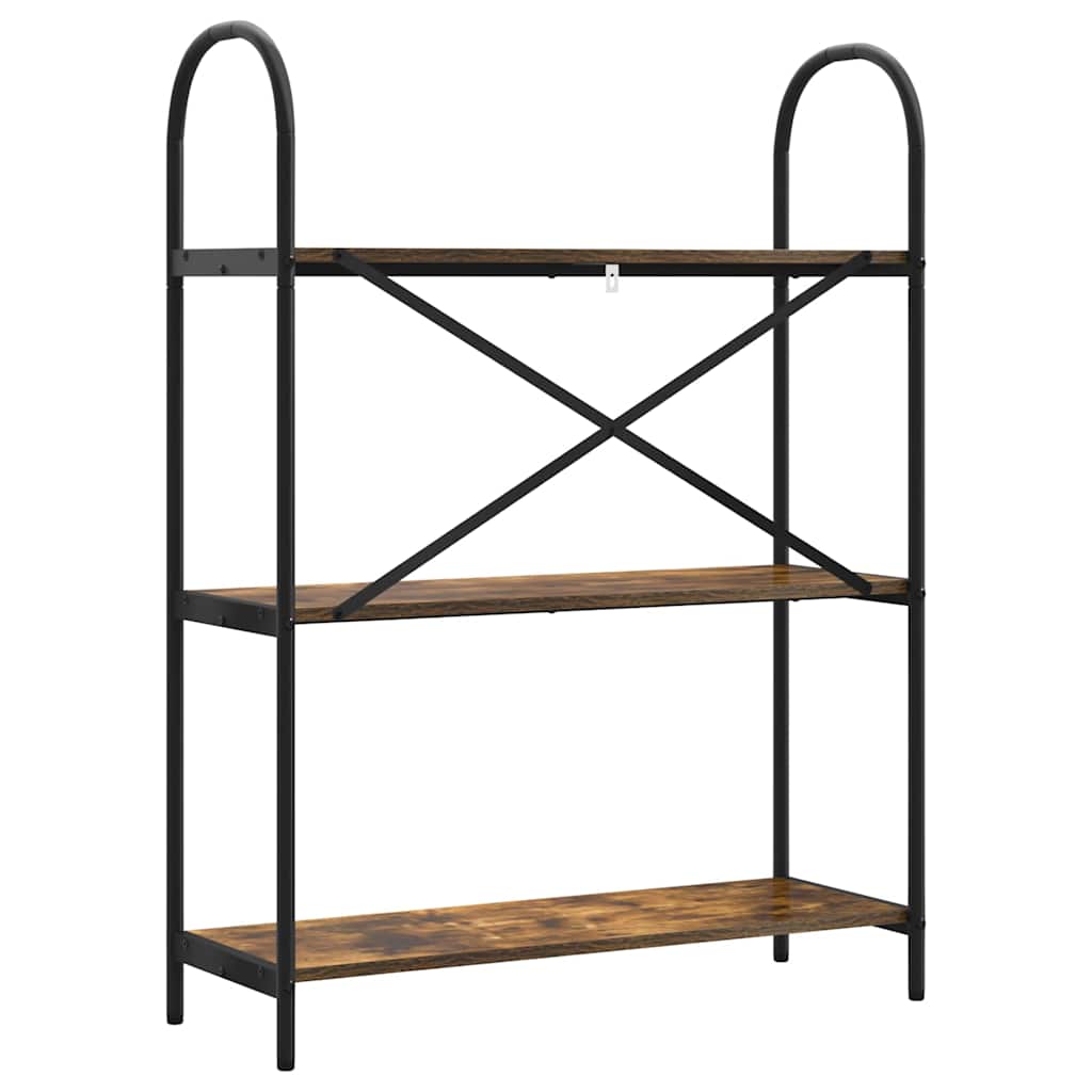 Étagère Chêne fumé 80 x 30 x 109 cm Bois d'ingénierie - XIOS