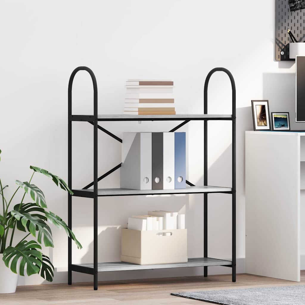 Étagère Sonoma gris 80 x 30 x 109 cm Bois d'ingénierie - XIOS