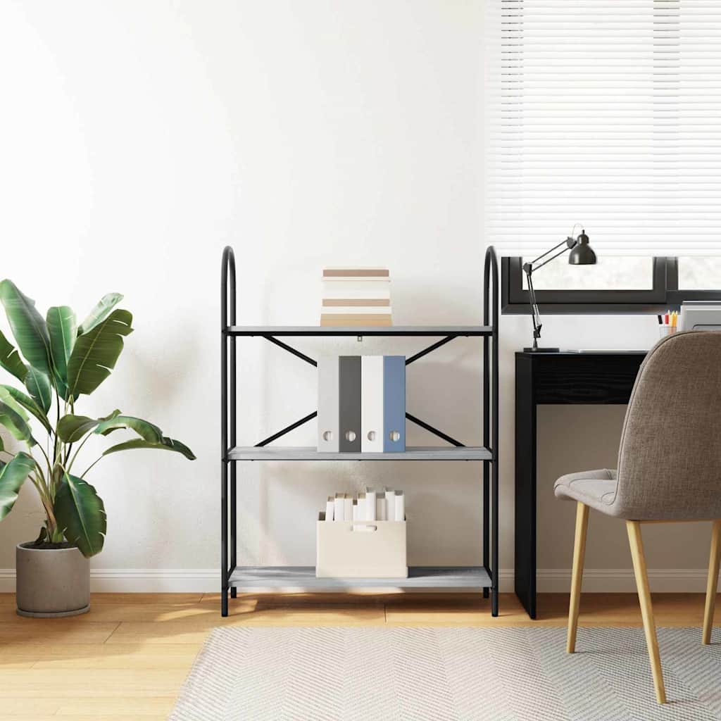 Étagère Sonoma gris 80 x 30 x 109 cm Bois d'ingénierie - XIOS