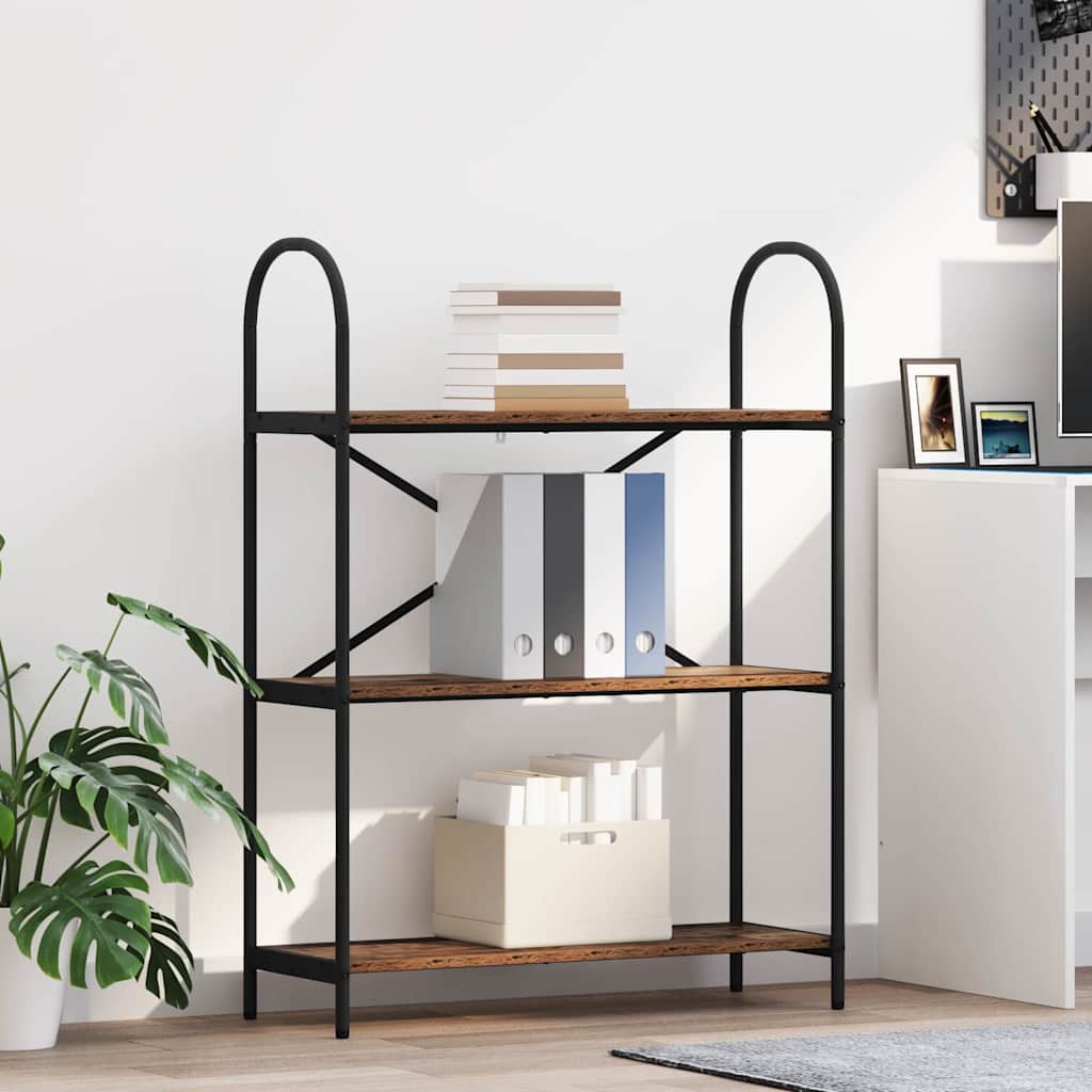 Étagère Bois ancien 80 x 30 x 109 cm Bois d'ingénierie - XIOS