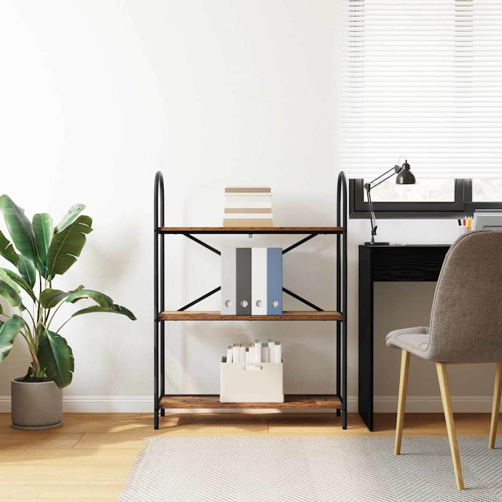 Étagère Bois ancien 80 x 30 x 109 cm Bois d'ingénierie - XIOS