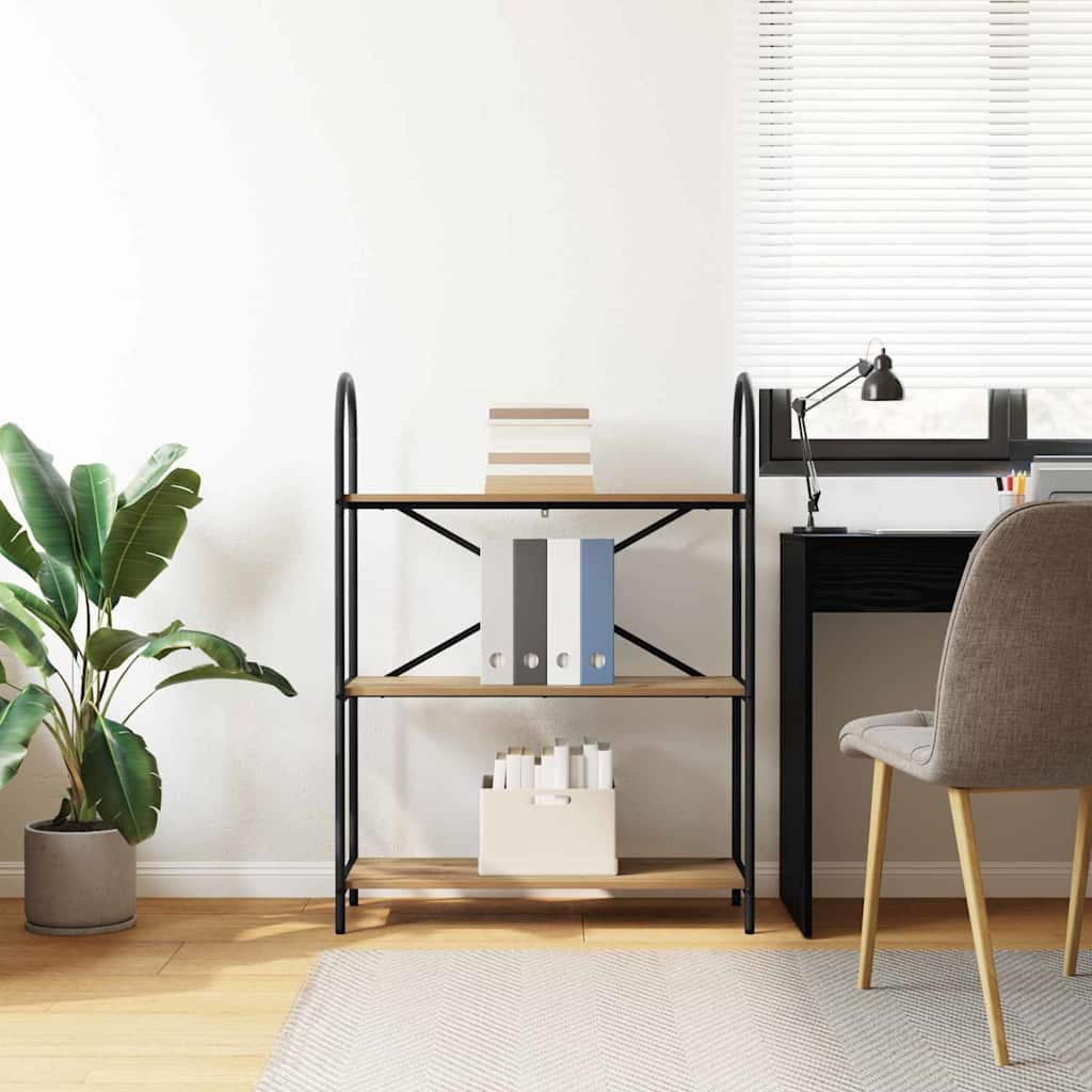 Étagère chêne artisanal 80 x 30 x 109 cm Bois d'ingénierie - XIOS