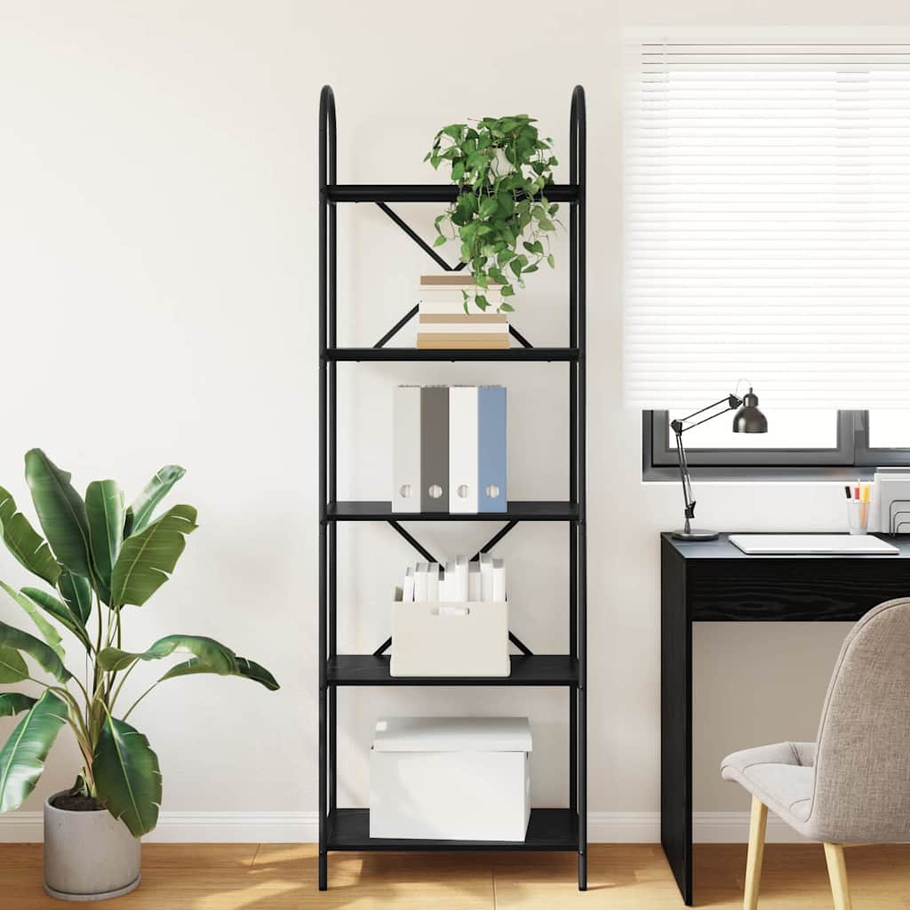 Étagère Chêne noir 60 x 30 x 183 cm Bois d'ingénierie - XIOS