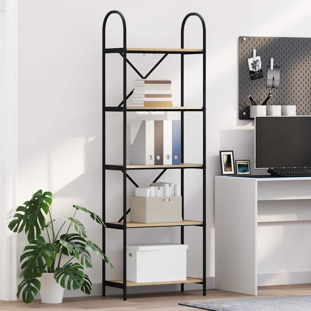 Étagère Chêne sonoma 60 x 30 x 183 cm Bois d'ingénierie - XIOS