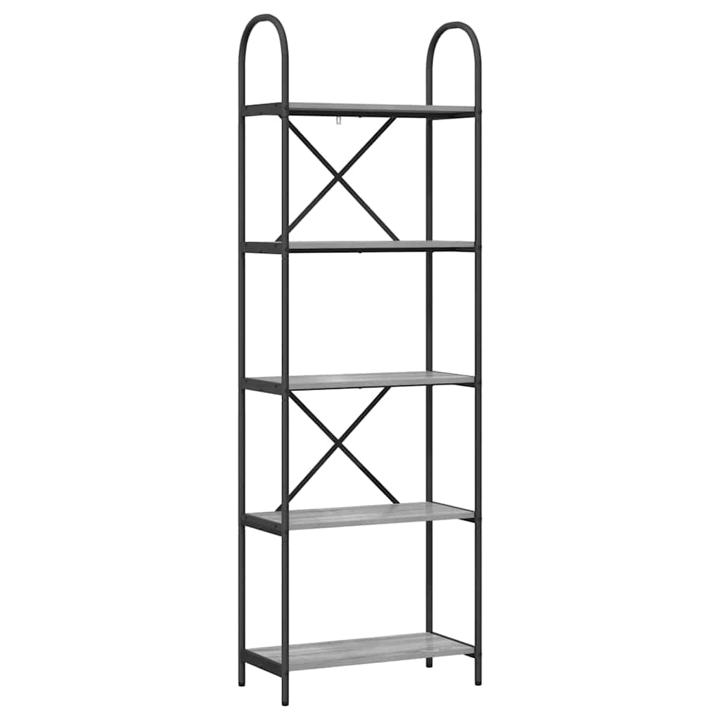 Étagère Sonoma gris 60 x 30 x 183 cm Bois d'ingénierie - XIOS