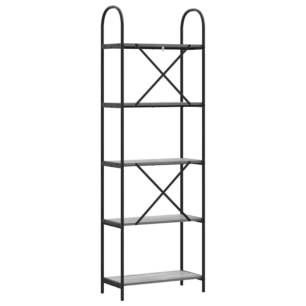 Étagère Sonoma gris 60 x 30 x 183 cm Bois d'ingénierie - XIOS