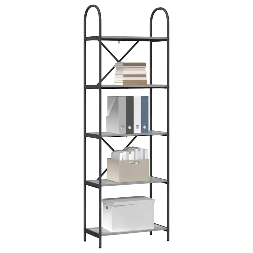 Étagère Sonoma gris 60 x 30 x 183 cm Bois d'ingénierie - XIOS