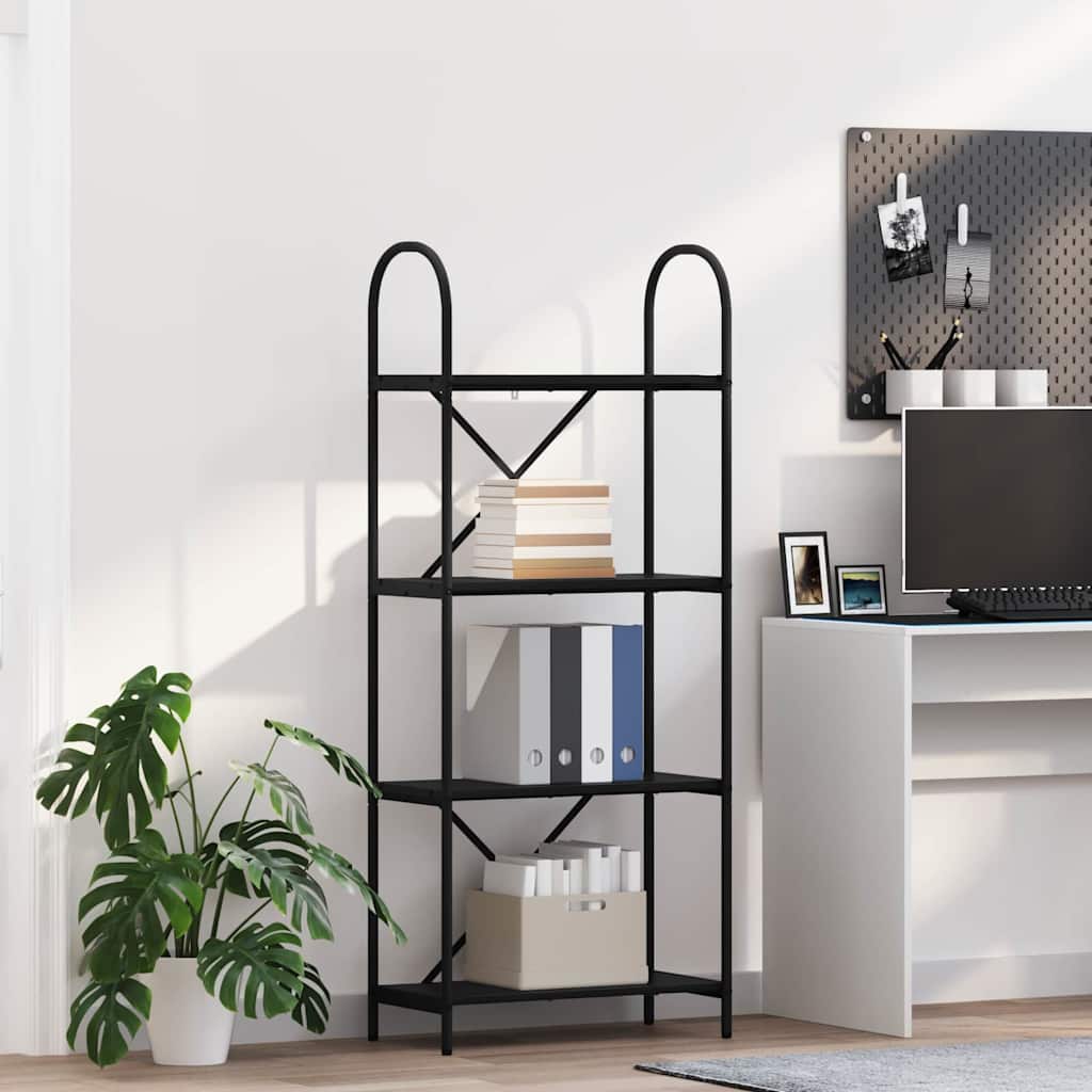 Étagère Chêne noir 60 x 30 x 146 cm Bois d'ingénierie - XIOS