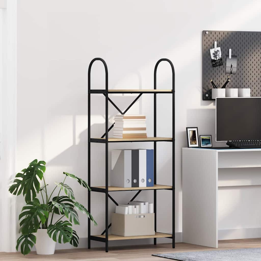 Étagère Chêne sonoma 60 x 30 x 146 cm Bois d'ingénierie - XIOS