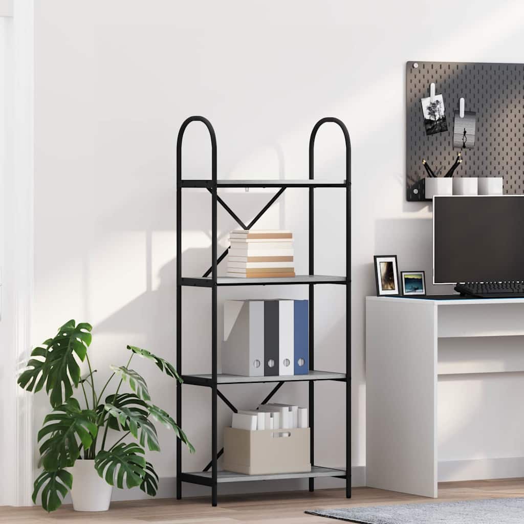 Étagère Sonoma gris 60 x 30 x 146 cm Bois d'ingénierie - XIOS