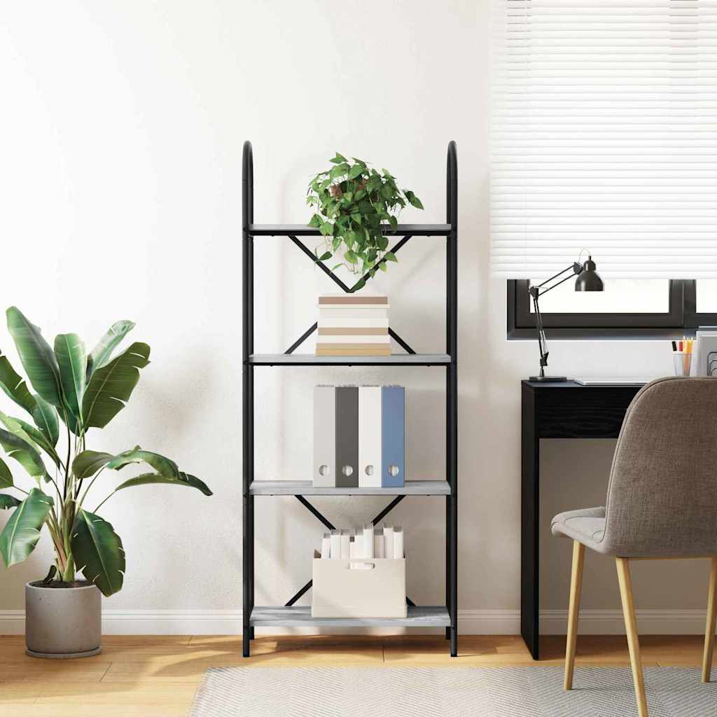 Étagère Sonoma gris 60 x 30 x 146 cm Bois d'ingénierie - XIOS