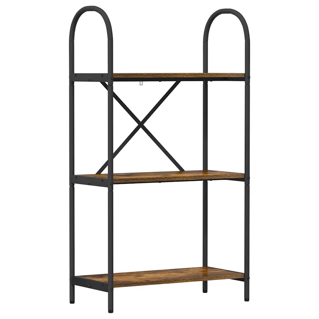 Étagère Chêne fumé 60 x 30 x 109 cm Bois d'ingénierie - XIOS