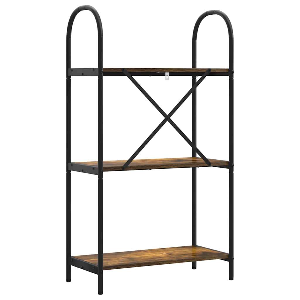 Étagère Chêne fumé 60 x 30 x 109 cm Bois d'ingénierie - XIOS