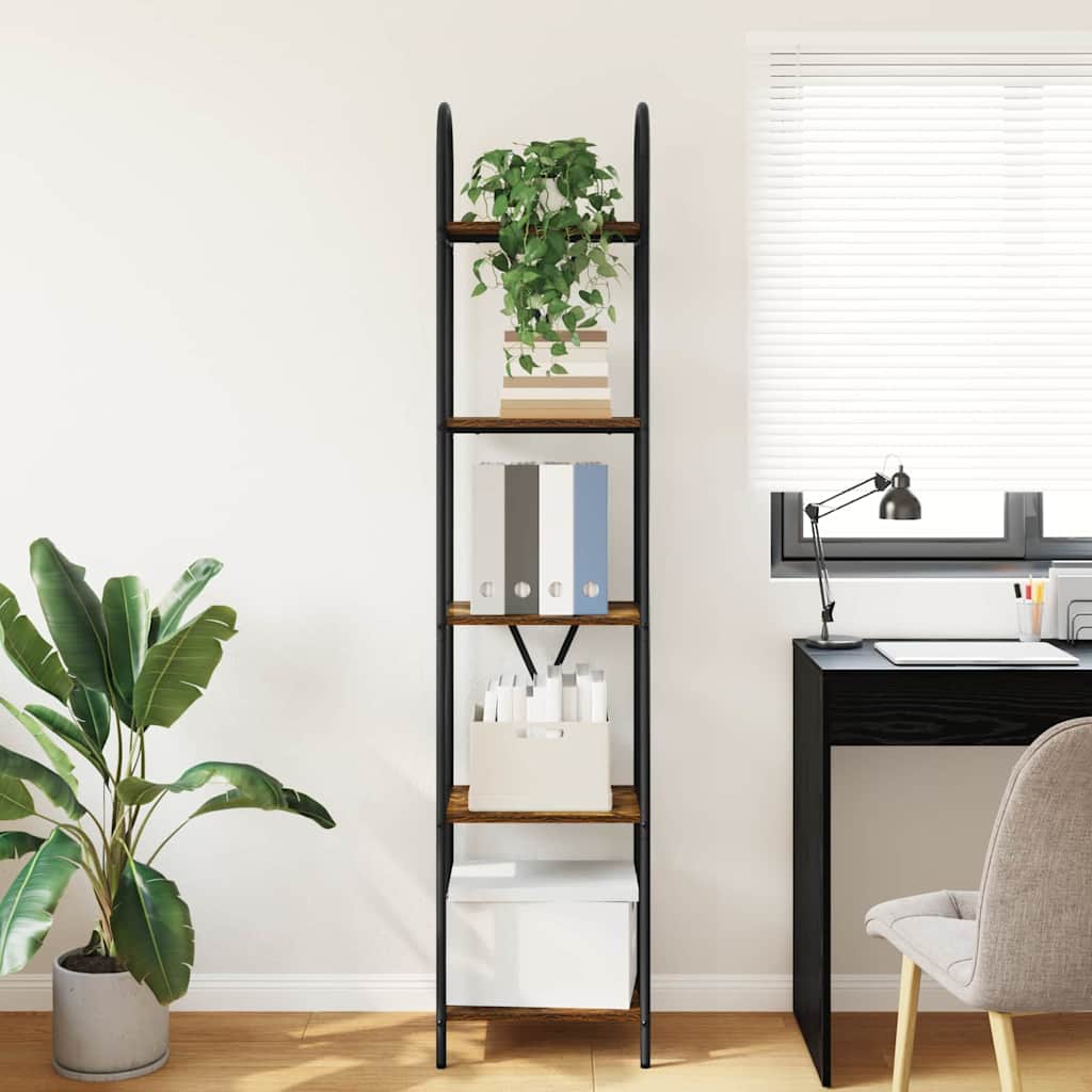 Étagère Chêne fumé 40 x 30 x 183 cm Bois d'ingénierie - XIOS