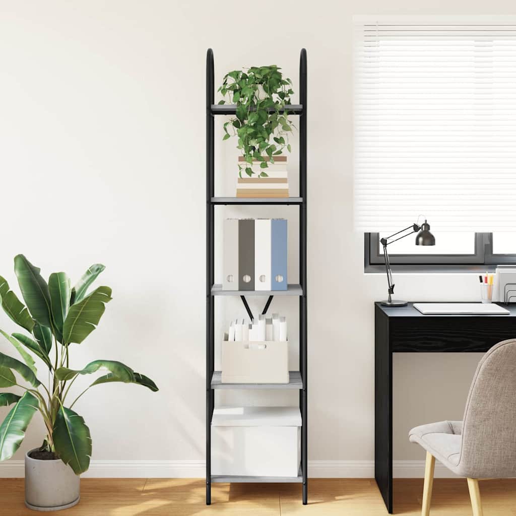 Étagère Sonoma gris 40 x 30 x 183 cm Bois d'ingénierie - XIOS