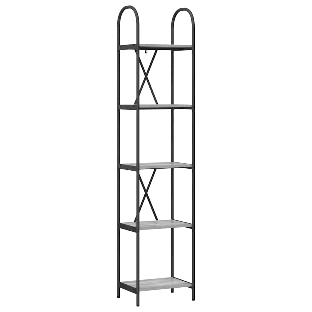 Étagère Sonoma gris 40 x 30 x 183 cm Bois d'ingénierie - XIOS