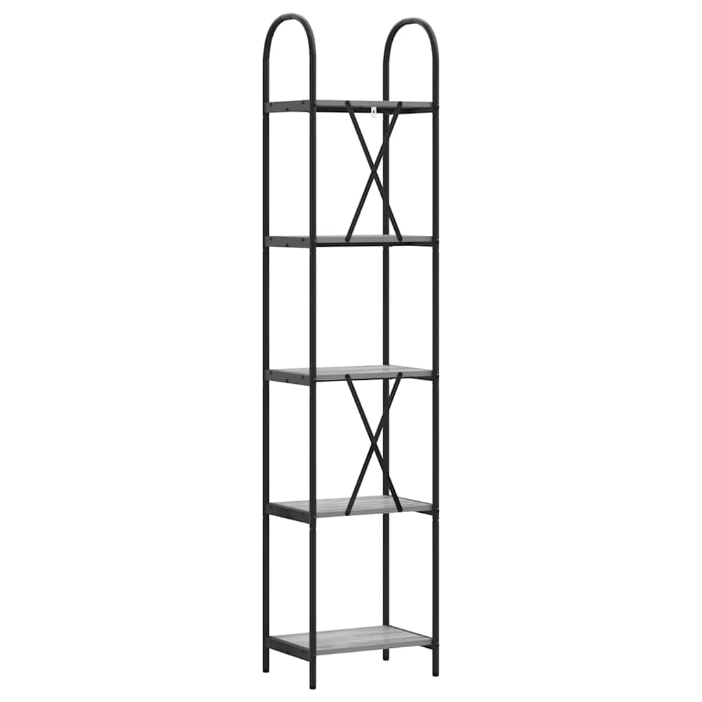 Étagère Sonoma gris 40 x 30 x 183 cm Bois d'ingénierie - XIOS