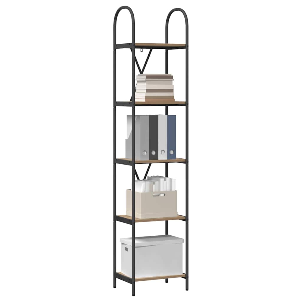 Étagère chêne artisanal 40 x 30 x 183 cm Bois d'ingénierie - XIOS