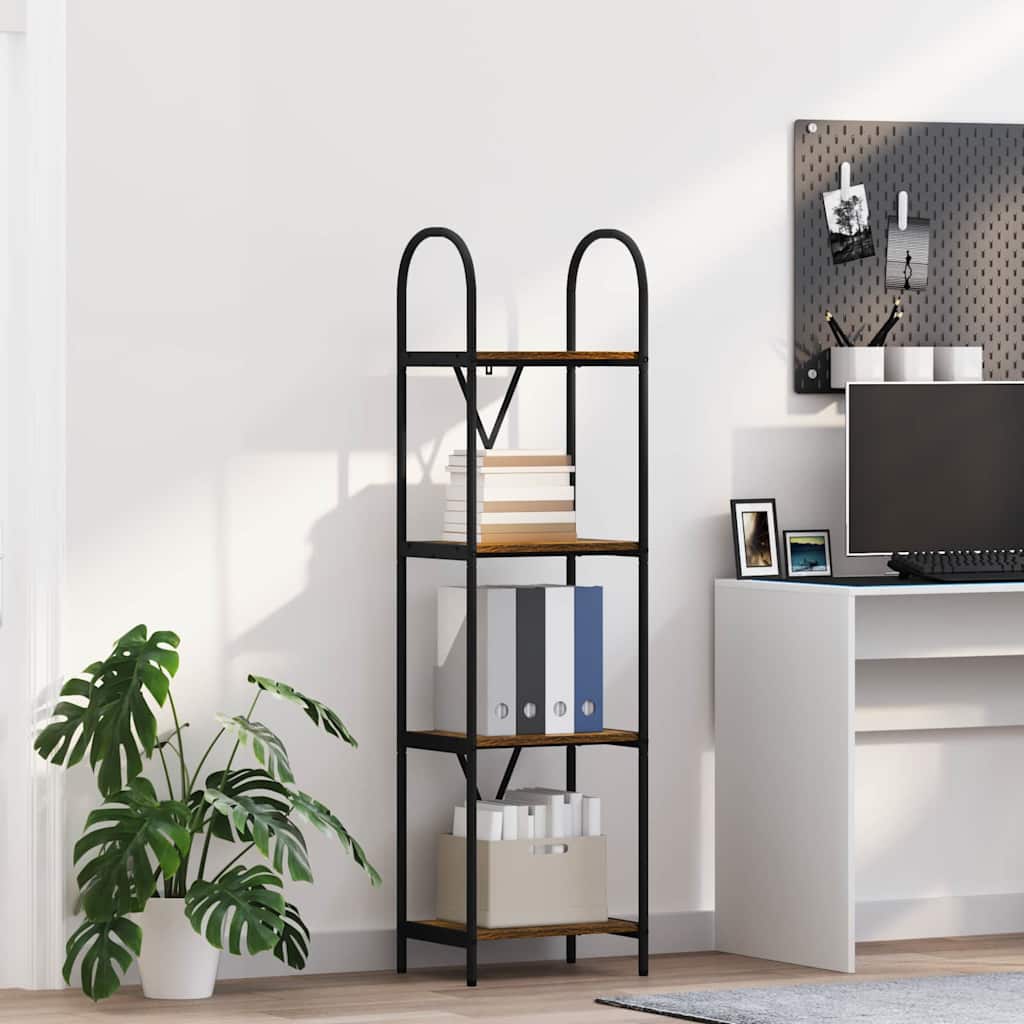 Étagère Chêne fumé 40 x 30 x 146 cm Bois d'ingénierie - XIOS