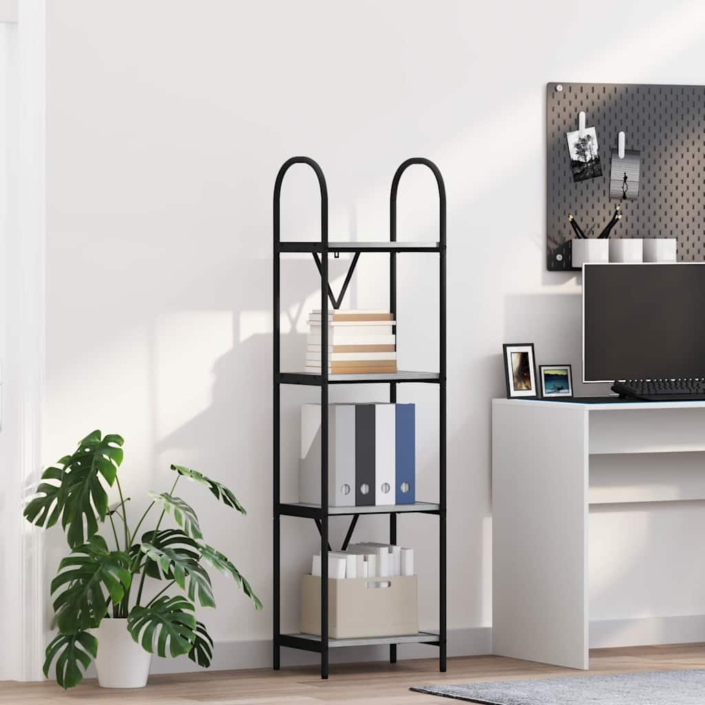 Étagère Sonoma gris 40 x 30 x 146 cm Bois d'ingénierie - XIOS