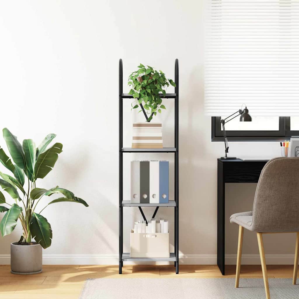 Étagère Sonoma gris 40 x 30 x 146 cm Bois d'ingénierie - XIOS