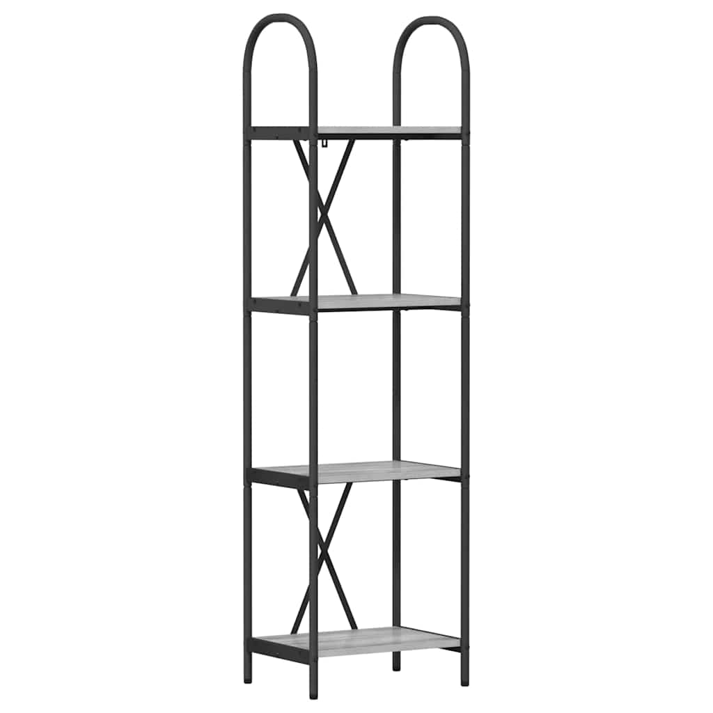 Étagère Sonoma gris 40 x 30 x 146 cm Bois d'ingénierie - XIOS