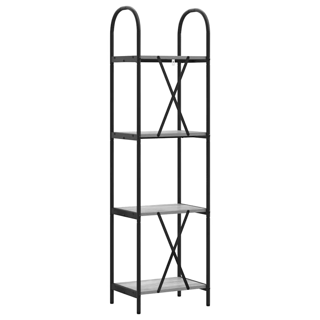 Étagère Sonoma gris 40 x 30 x 146 cm Bois d'ingénierie - XIOS
