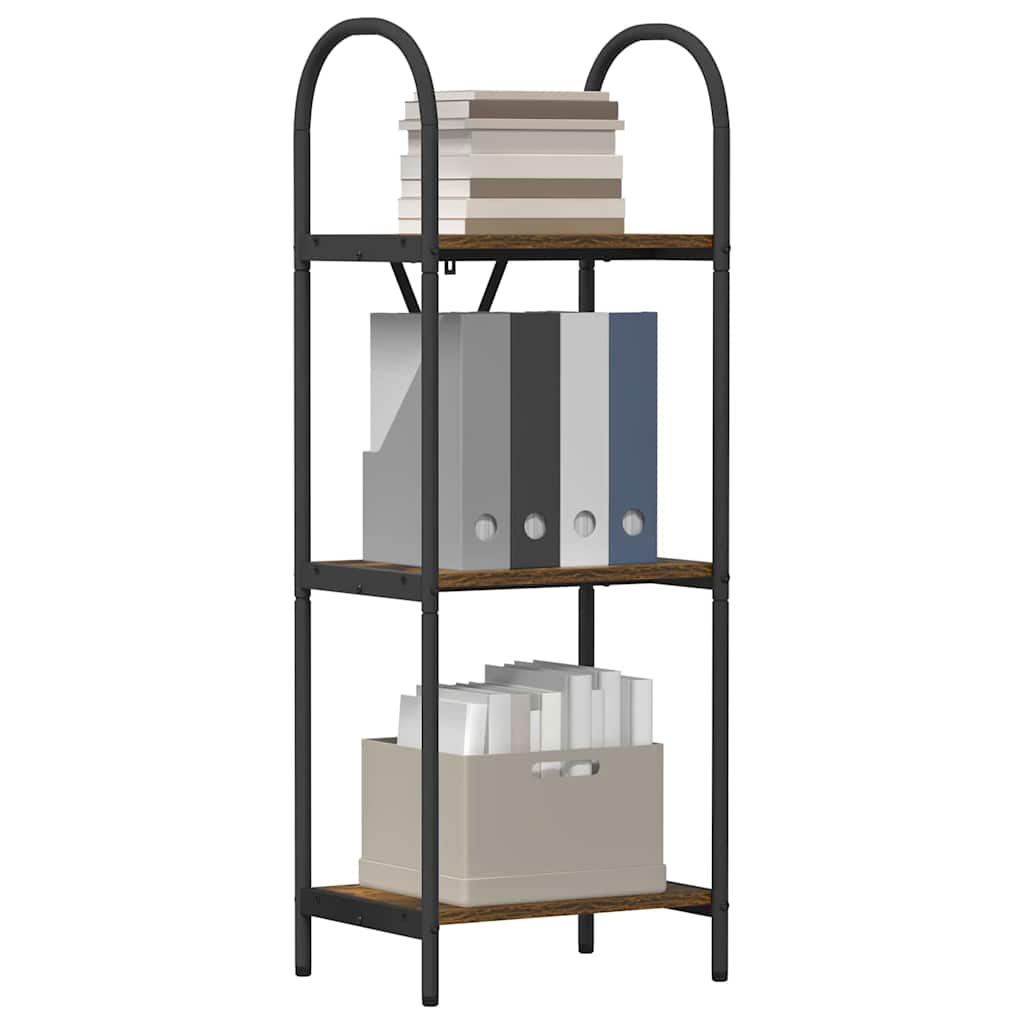 Étagère Chêne fumé 40 x 30 x 109 cm Bois d'ingénierie