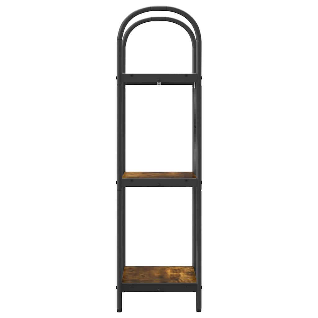Étagère Chêne fumé 40 x 30 x 109 cm Bois d'ingénierie