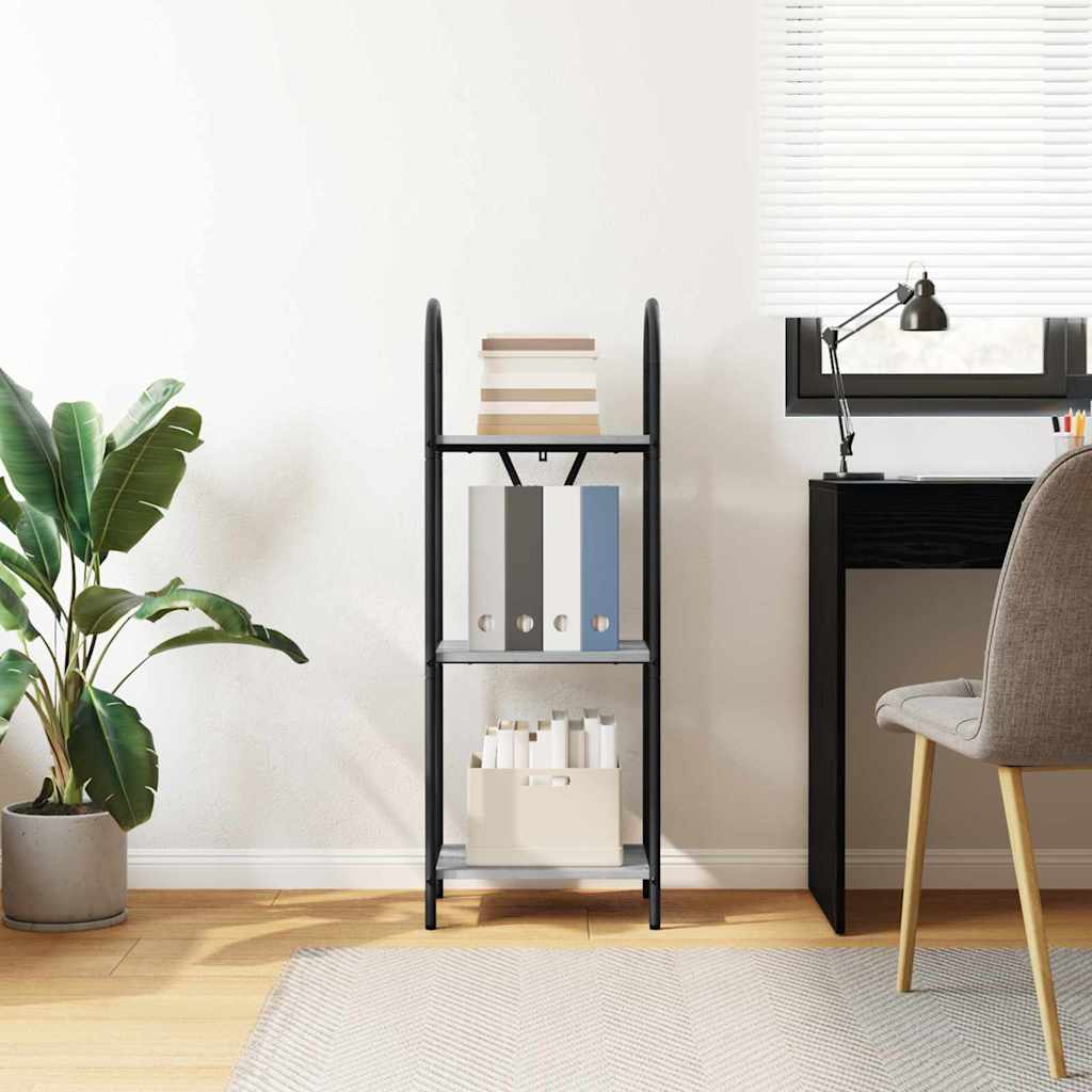 Étagère Sonoma gris 40 x 30 x 109 cm Bois d'ingénierie