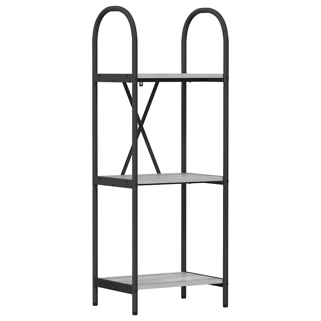 Étagère Sonoma gris 40 x 30 x 109 cm Bois d'ingénierie