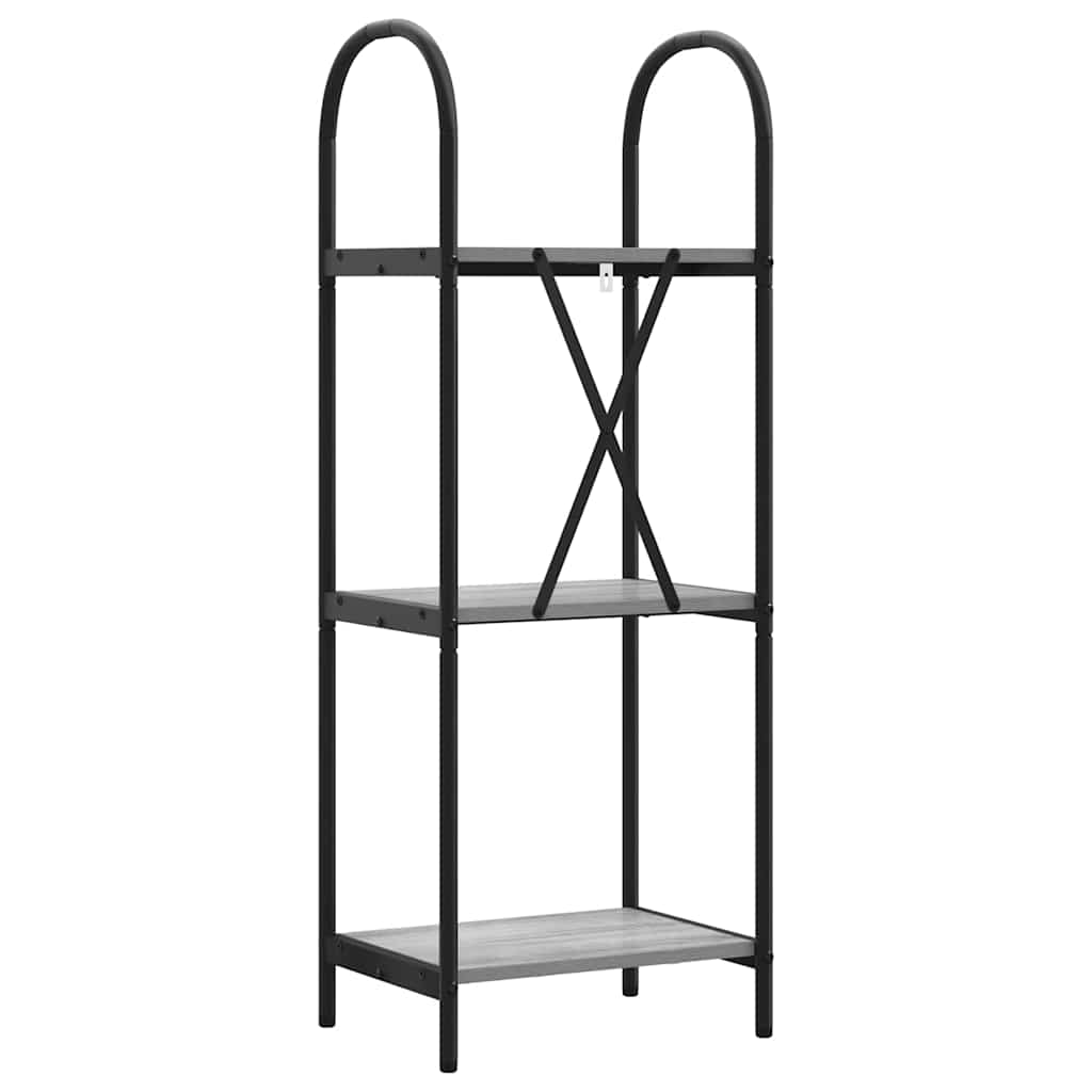 Étagère Sonoma gris 40 x 30 x 109 cm Bois d'ingénierie