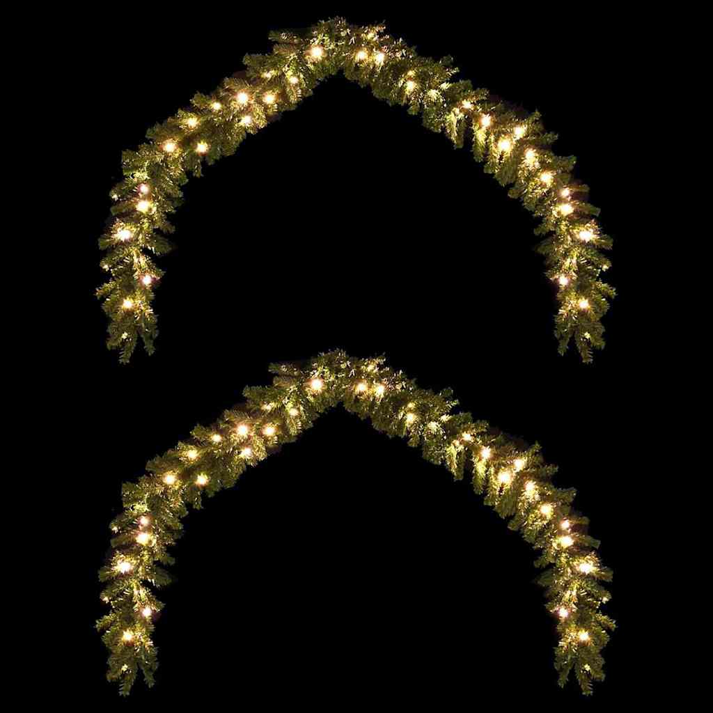 Guirlande de Noël avec 600 LED 2 pcs Vert PVC - XIOS