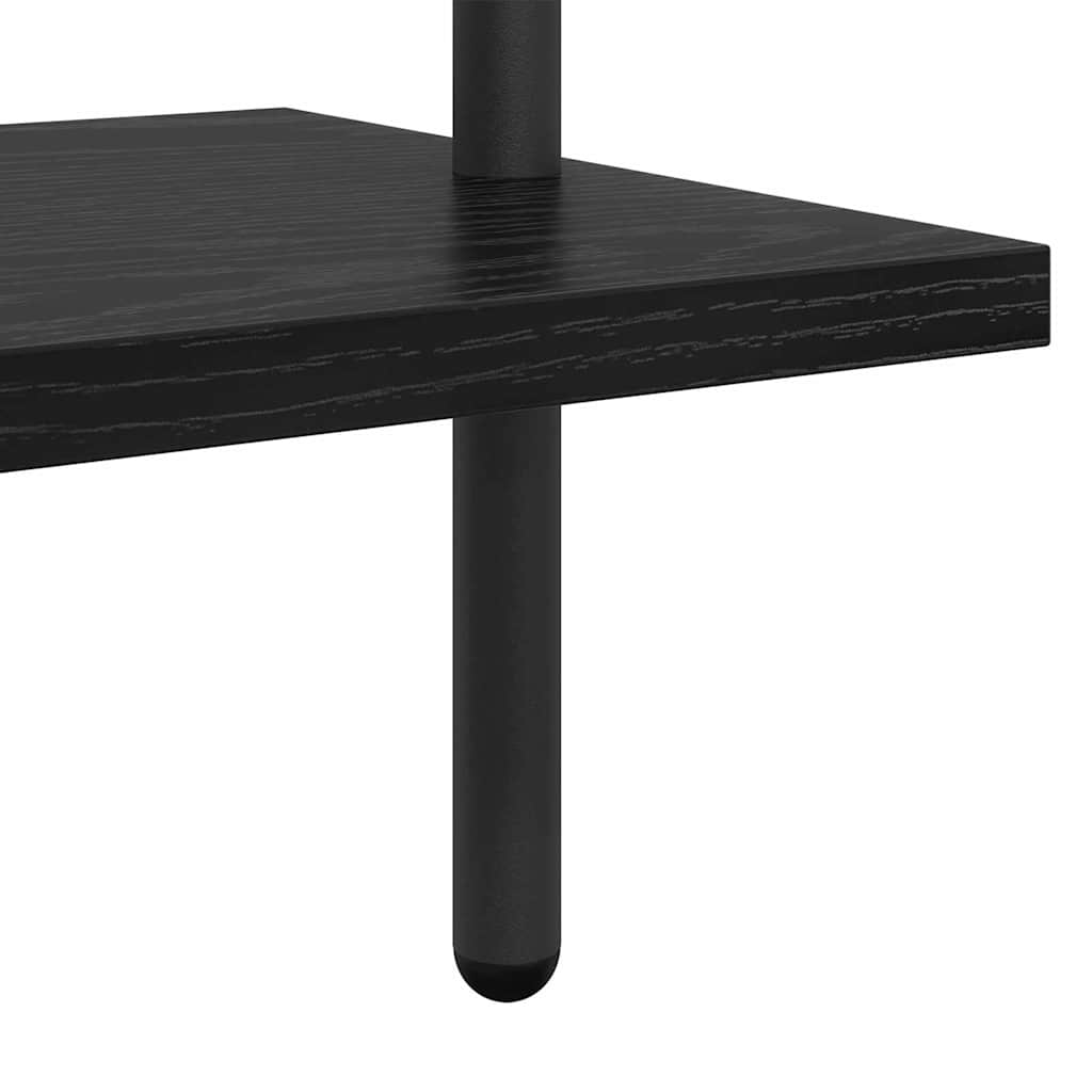 Étagère Chêne noir 60 x 24 x 168 cm Bois d'ingénierie - XIOS