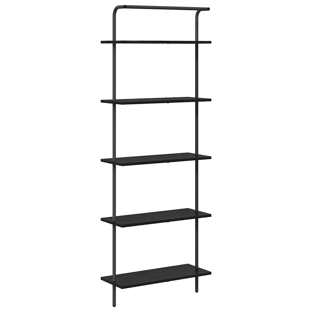Étagère Chêne noir 60 x 24 x 168 cm Bois d'ingénierie - XIOS