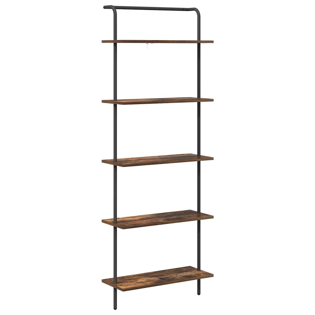 Étagère Chêne fumé 60 x 24 x 168 cm Bois d'ingénierie
