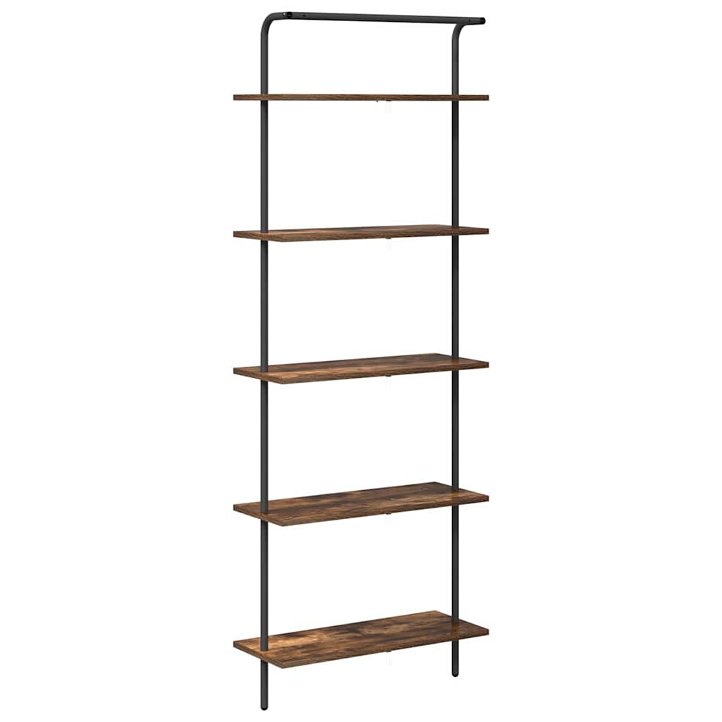 Étagère Chêne fumé 60 x 24 x 168 cm Bois d'ingénierie