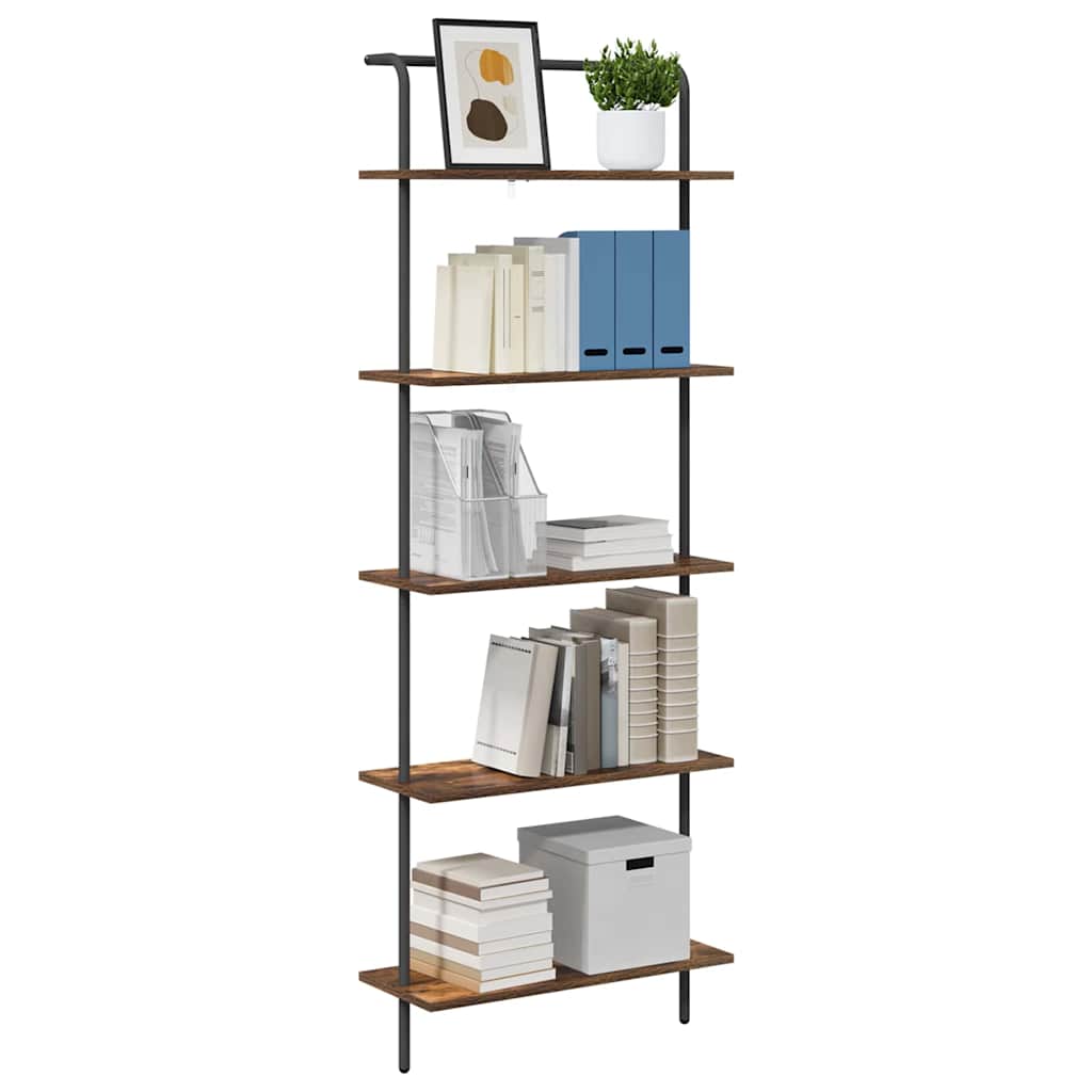 Étagère Chêne fumé 60 x 24 x 168 cm Bois d'ingénierie