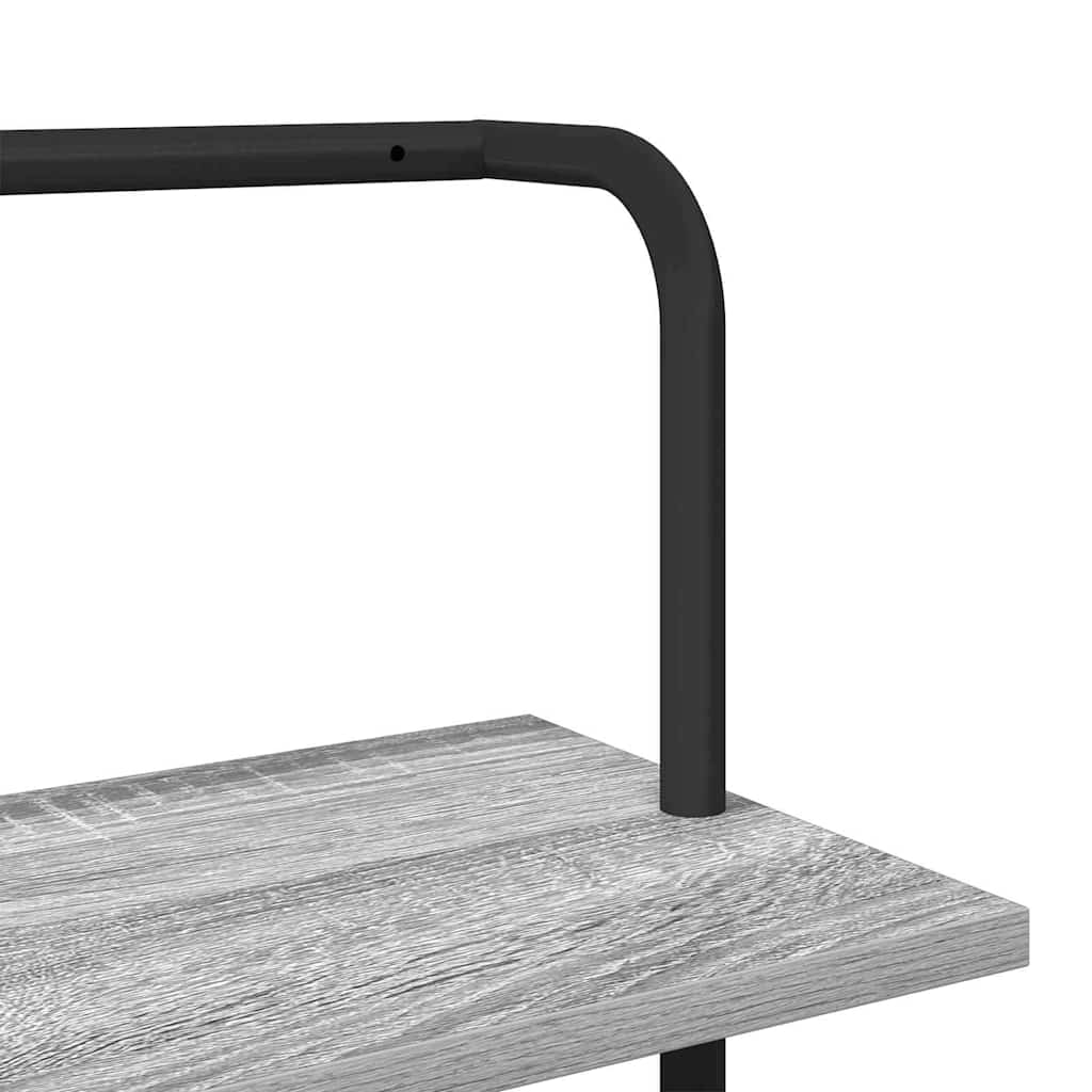 Étagère Sonoma gris 60 x 24 x 168 cm Bois d'ingénierie - XIOS
