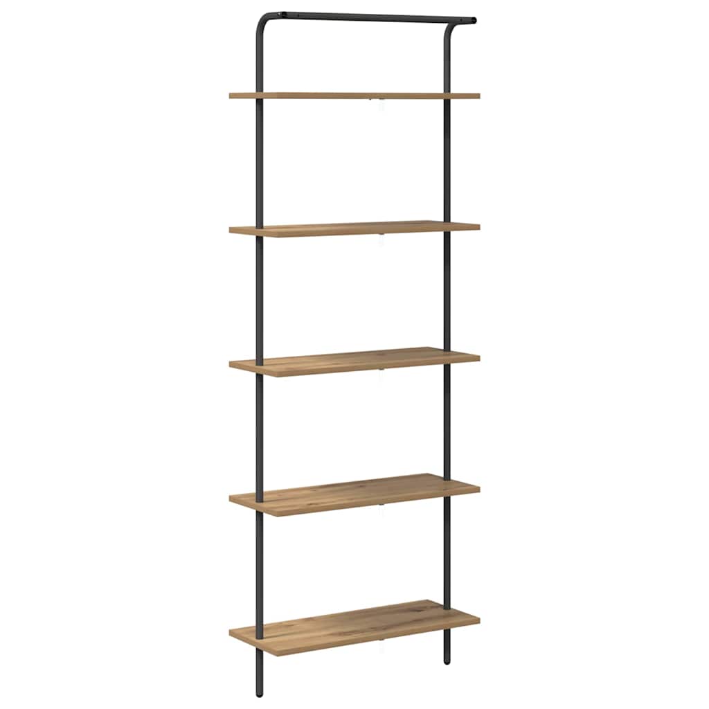 Étagère chêne artisanal 60 x 24 x 168 cm Bois d'ingénierie - XIOS