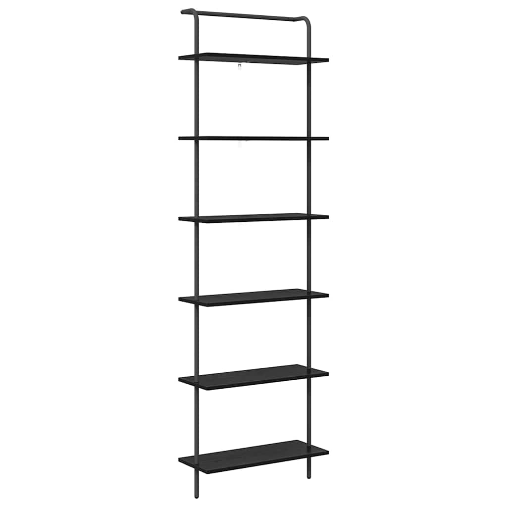 Étagère Chêne noir 60 x 24 x 203 cm Bois d'ingénierie - XIOS