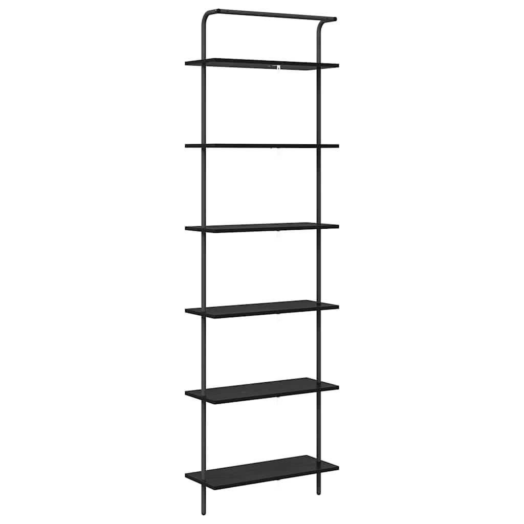 Étagère Chêne noir 60 x 24 x 203 cm Bois d'ingénierie - XIOS