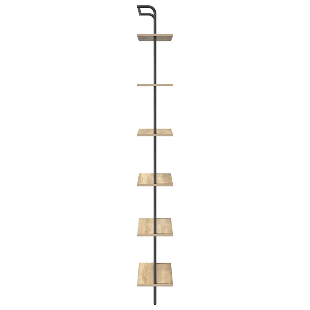 Étagère Chêne sonoma 60 x 24 x 203 cm Bois d'ingénierie - XIOS