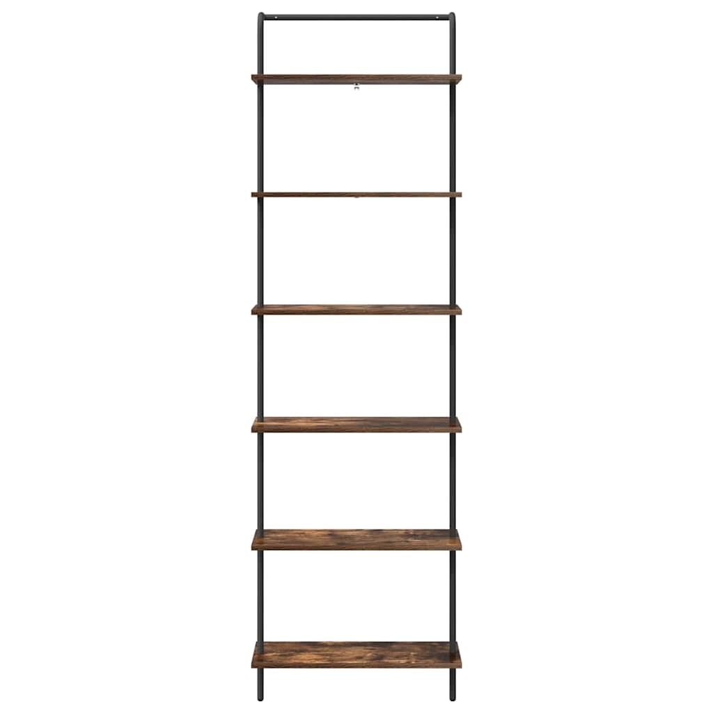 Étagère Chêne fumé 60 x 24 x 203 cm Bois d'ingénierie - XIOS