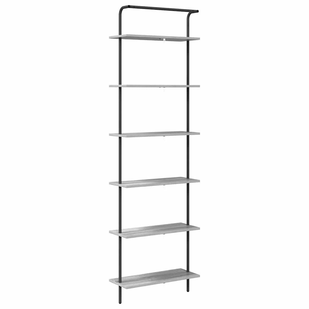 Étagère Sonoma gris 60 x 24 x 203 cm Bois d'ingénierie - XIOS