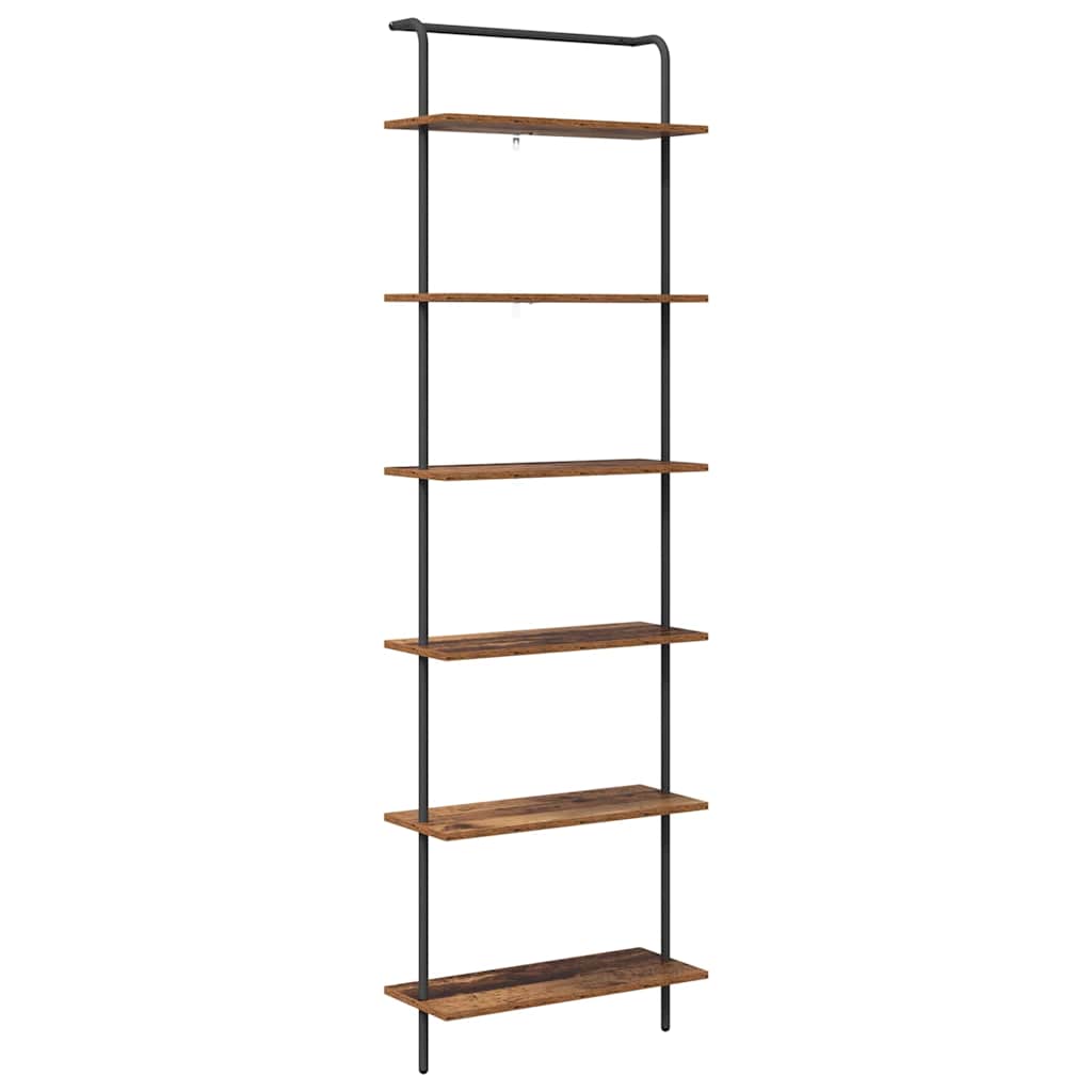 Étagère Bois ancien 60 x 24 x 203 cm Bois d'ingénierie - XIOS